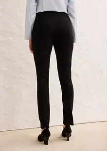 Legging en cuir d'agneau nappa à empiècement élastique, bonprix