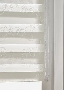 Store enrouleur double brodé à motif graphique, bonprix