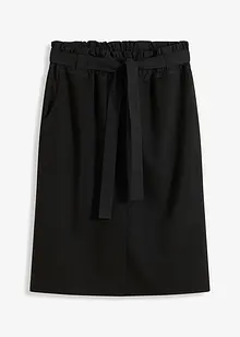 Jupe en jersey avec détails tissés, bonprix
