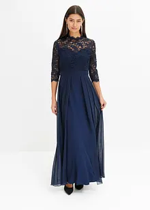 Robe longue à dentelle, bonprix