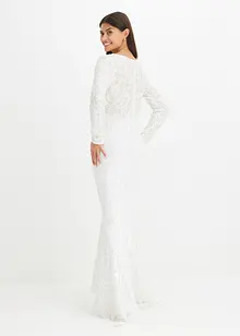 Robe de mariée brodée de sequins, bonprix