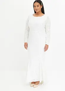 Robe de mariée brodée de sequins, bonprix