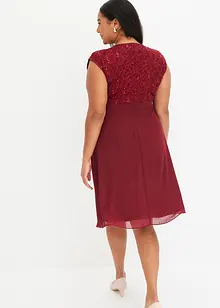 Robe midi à dentelle, bonprix