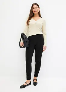 Pantalon avec taille élastiquée, bonprix