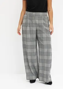 Pantalon large à carreaux, bonprix