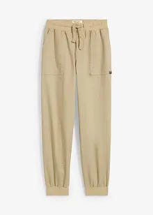 Pantalon jogger en twill, bonprix
