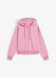 Sweat zippé à capuche en molleton épais, bonprix