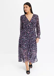 Robe imprimée en mesh, bonprix