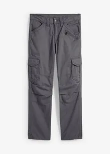 Relaxed Fit Cargohose aus reiner Baumwolle, Straight, bonprix
