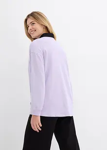 Sweatshirt aus Baumwoll-Mix mit Vokuhila Saum, bonprix