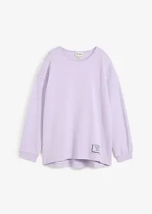 Sweatshirt aus Baumwoll-Mix mit Vokuhila Saum, bonprix