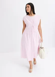 Ausgestelltes Jerseykleid mit Twistdetail, bonprix