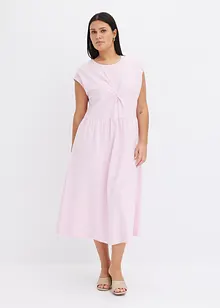 Ausgestelltes Jerseykleid mit Twistdetail, bonprix
