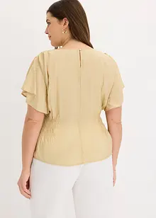 Top blouse en douce viscose mélangée, bonprix