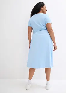 Jerseykleid mit Wickeldetail, bonprix