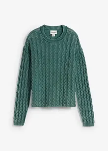 Oversize-Pullover aus reiner Baumwolle, bonprix