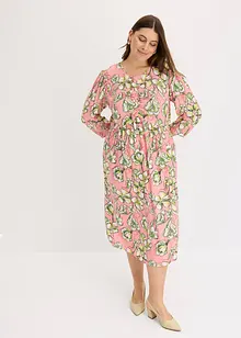 Robe midi en matière douce, bonprix