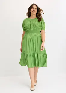 Robe midi en douce viscose mélangée, bonprix