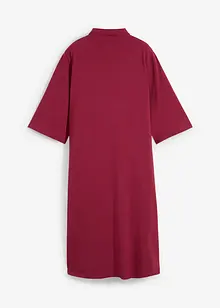 Shirtkleid aus elastischem Bio-Baumwoll-Mix, bonprix