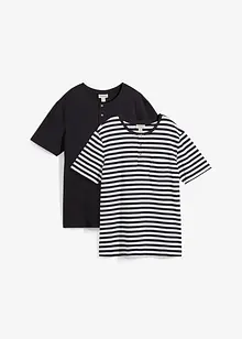 T-shirt col Henley, bonprix