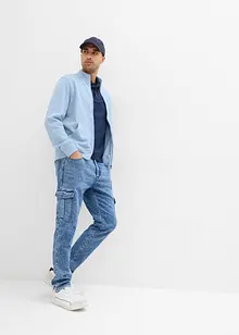 Jean cargo extensible, Regular, Tapered, bonprix