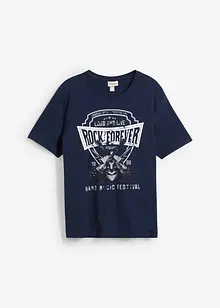 T-Shirt mit kernigem Druck, bonprix