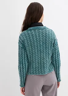 Oversize-Pullover aus reiner Baumwolle, bonprix