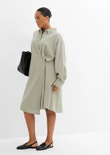Robe-chemise asymétrique, bonprix