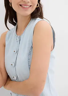 Gilet sans manches en jean, bonprix