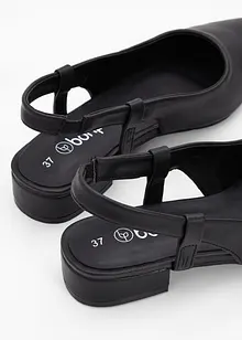 Slingpumps mit flachem Absatz, bonprix