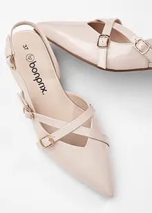 Slingpumps in Lack-Optik, bonprix