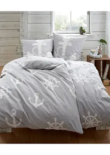 Bettwäsche mit maritimen Design, bonprix