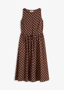Robe midi avec lien à nouer, bonprix