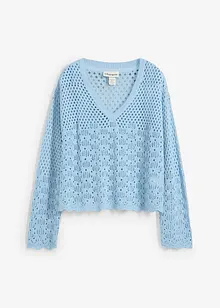 Leichter Ajour-Pullover, bonprix