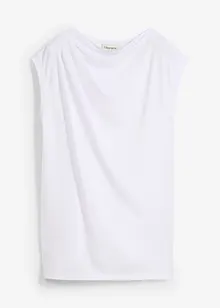 T-shirt col bénitier contenant de la viscose, bonprix