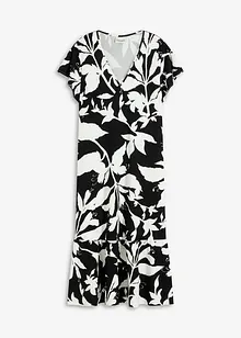 Midikleid mit Flügelärmeln, bonprix