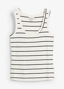 Débardeur côtelé féminin, bonprix