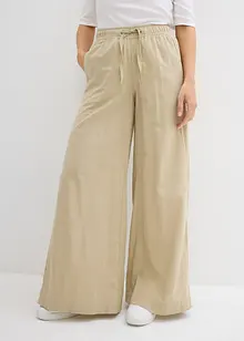 Palazzo-Hose aus reiner Baumwolle, bonprix