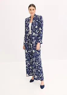Pantalon large à pinces et imprimé, bonprix