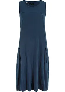 Baumwoll-Jerseykleid mit Taschen, bonprix