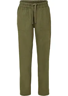 Léger pantalon jogger en lin mélangé, bonprix