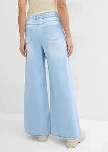 Jean large, taille mi-haute et élastiquée, bonprix