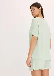 Shorty mit oversized Shirt aus Viskose, bonprix