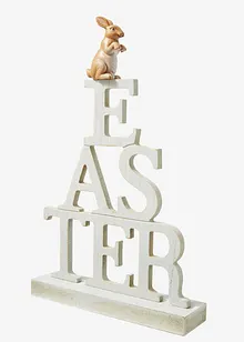 Objet déco inscription Easter avec lapin, bpc living bonprix collection