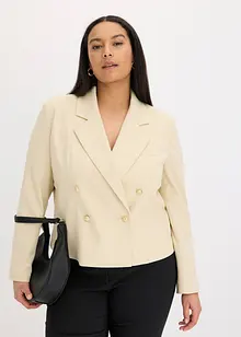 Blazer court avec boutons décoratifs, bonprix