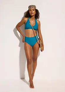 Bas de bikini taille haute, échancré, bonprix