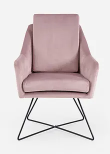 Fauteuil en velours, bonprix