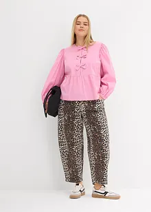Pantalon en toile de coton stretch, bonprix