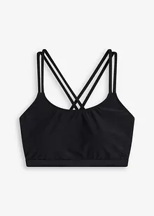 Bustier-Bikinioberteil mit gekreuzten Trägern, bonprix