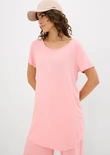 T-shirt long en viscose douce, bonprix